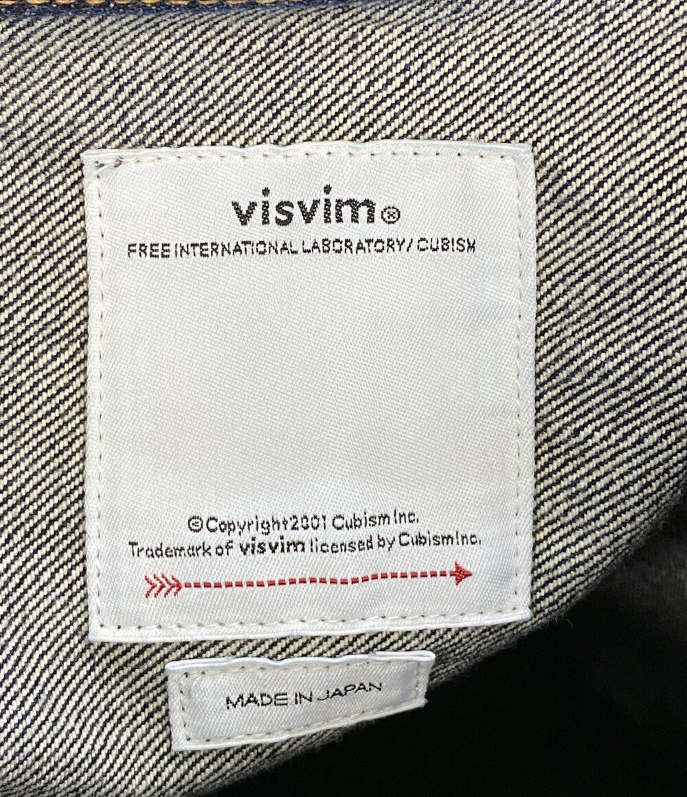 VISVIM デニムジャケット SS 101X JKT RAW MUD OD メンズ SIZE 4 ビズビム