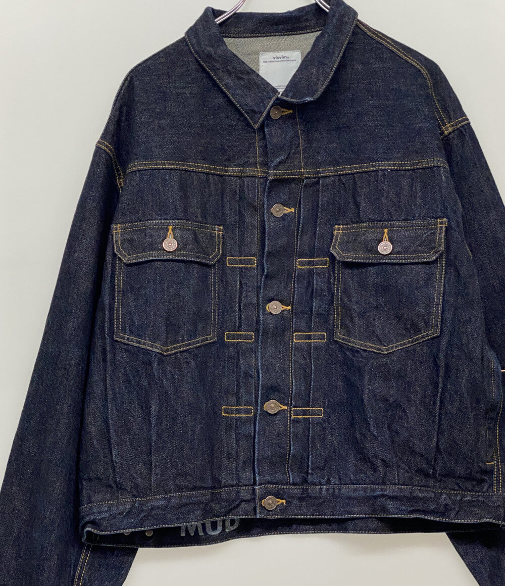 VISVIM デニムジャケット SS 101X JKT RAW MUD OD メンズ SIZE 4 ビズビム