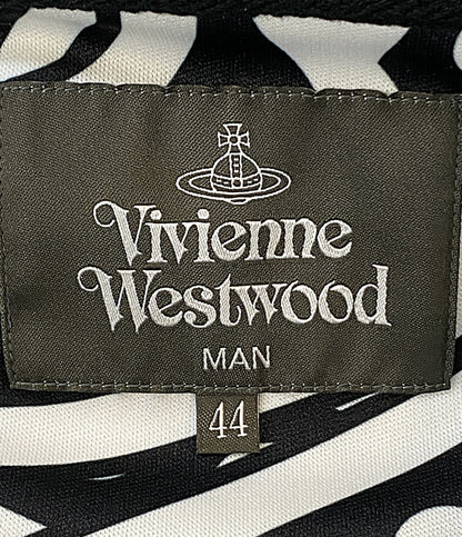 美品 VIVIENNE WESTWOOD パーカー Big Orbs 総柄 フルジップ VW-J2-75048 メンズ SIZE 44 ヴィヴィアンウエストウッド
