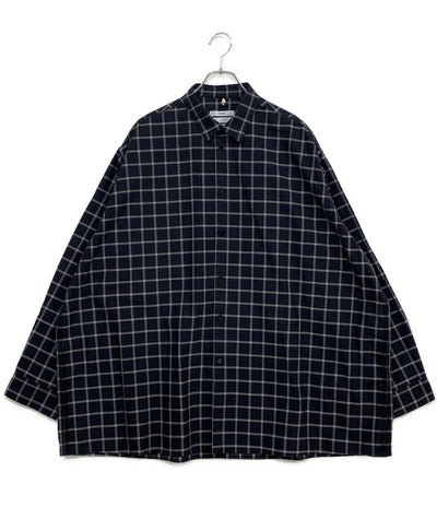 OAMC 長袖シャツ Apology Shirt サイドスリット チェック OAMP602560 メンズ SIZE M オーエーエムシー