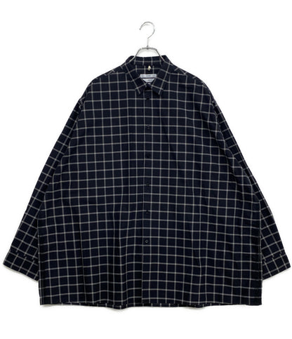 OAMC 長袖シャツ Apology Shirt サイドスリット チェック OAMP602560 メンズ SIZE M オーエーエムシー