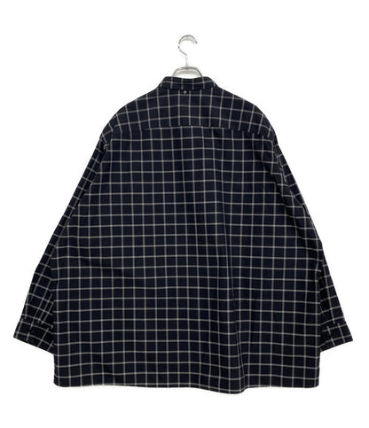 OAMC 長袖シャツ Apology Shirt サイドスリット チェック OAMP602560 メンズ SIZE M オーエーエムシー