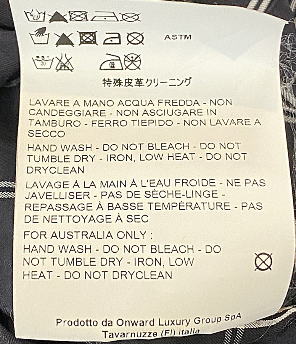 OAMC 長袖シャツ Apology Shirt サイドスリット チェック OAMP602560 メンズ SIZE M オーエーエムシー