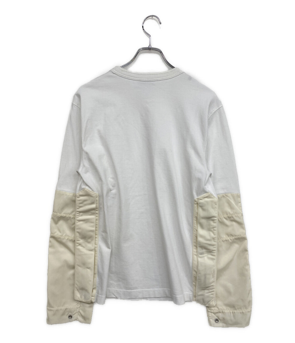 美品 DIOR HOMME 長袖Tシャツ ×Sacai Docking Side Slit Tee