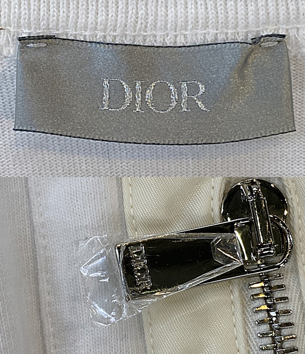 美品 DIOR HOMME 長袖Ｔシャツ ×Sacai Docking Side Slit Tee 213J642A0554 メンズ SIZE S ディオールオム