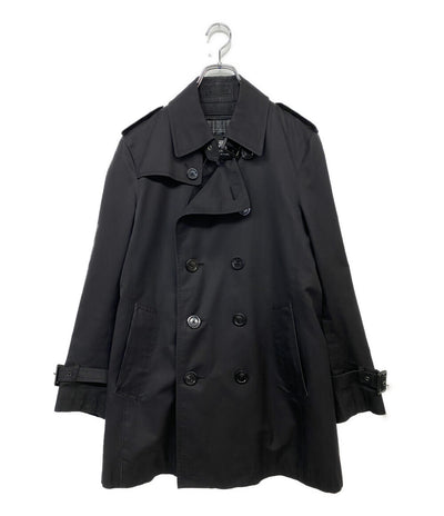 BURBERRY BLACK LABEL トレンチコート ブラック D1A44-200-9 メンズ SIZE M バーバリーブラックレーベル