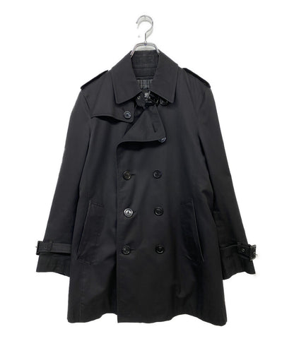 BURBERRY BLACK LABEL トレンチコート ブラック D1A44-200-9 メンズ SIZE M バーバリーブラックレーベル
