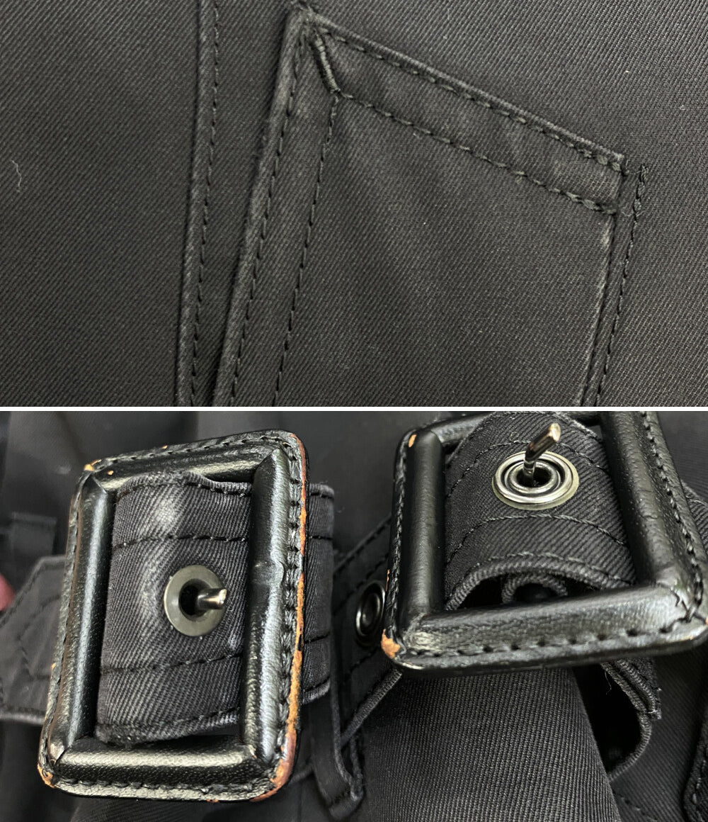 BURBERRY BLACK LABEL トレンチコート ブラック D1A44-200-9 メンズ SIZE M バーバリーブラックレーベル