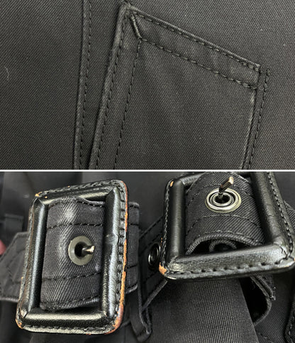 BURBERRY BLACK LABEL トレンチコート ブラック D1A44-200-9 メンズ SIZE M バーバリーブラックレーベル