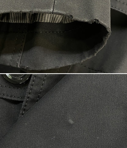 BURBERRY BLACK LABEL トレンチコート ブラック D1A44-200-9 メンズ SIZE M バーバリーブラックレーベル