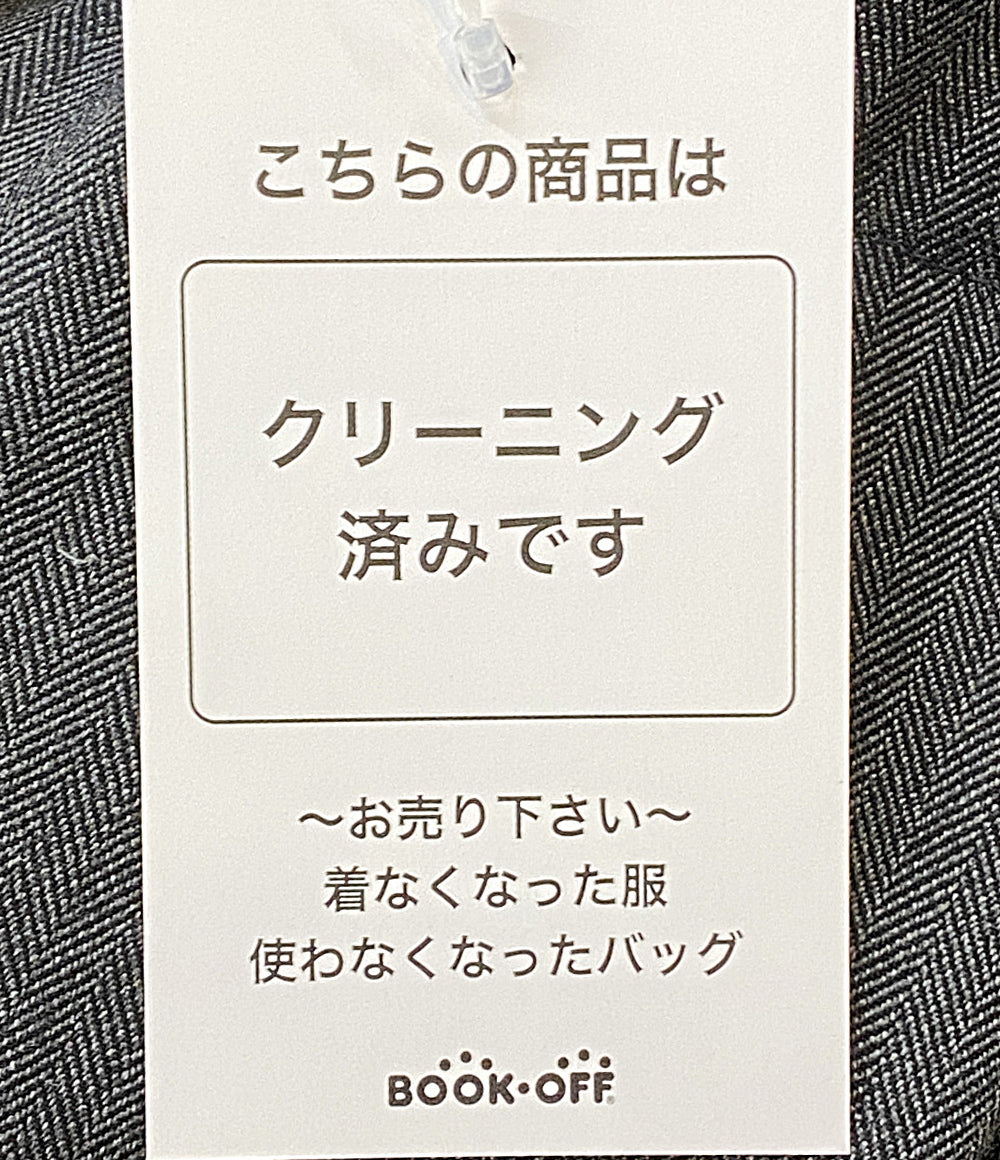 BURBERRY BLACK LABEL ダウンロングコート グレー D1F71-657-07 メンズ SIZE M バーバリーブラックレーベル