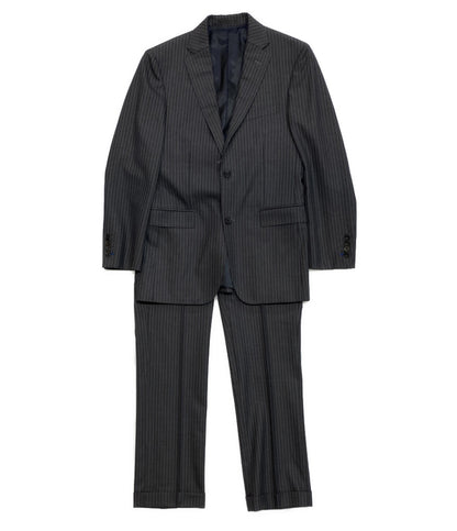 BURBERRY BLACK LABEL ウールスーツ セットアップ ストライプ メンズ SIZE 38 バーバリーブラックレーベル