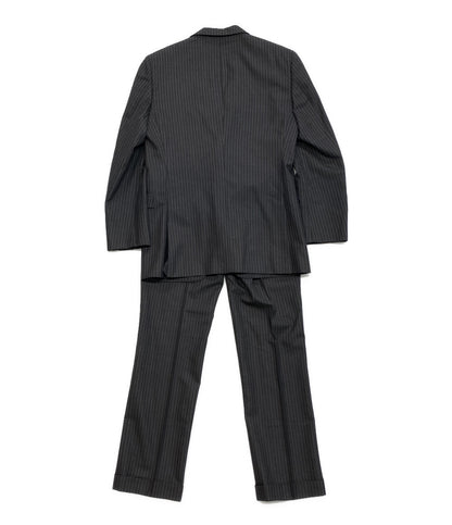 BURBERRY BLACK LABEL ウールスーツ セットアップ ストライプ メンズ SIZE 38 バーバリーブラックレーベル