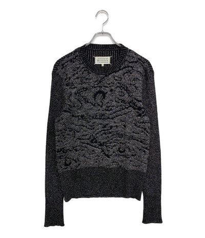 美品 MARTIN MARGIELA ロングスリーブ ニットセーター ブラック 15AW S30HA0826 レディース SIZE M マルタンマルジェラ