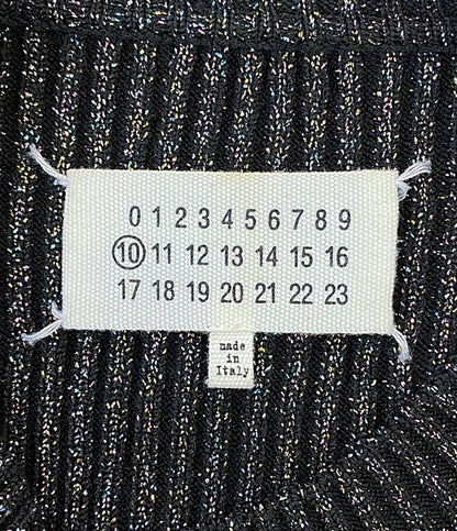 美品 MARTIN MARGIELA ロングスリーブ ニットセーター ブラック 15AW S30HA0826 レディース SIZE M マルタンマルジェラ