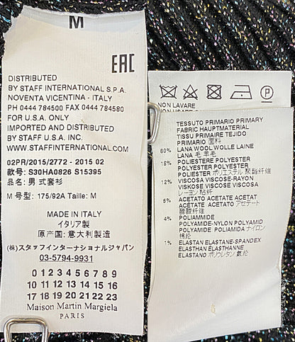 美品 MARTIN MARGIELA ロングスリーブ ニットセーター ブラック 15AW S30HA0826 レディース SIZE M マルタンマルジェラ