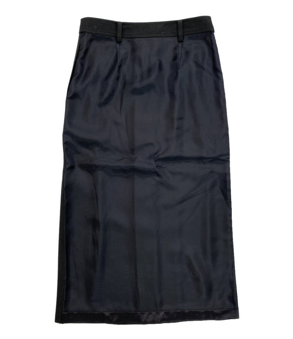 美品 BALENCIAGA ブラック切替しスカート 658816 レディース SIZE 34