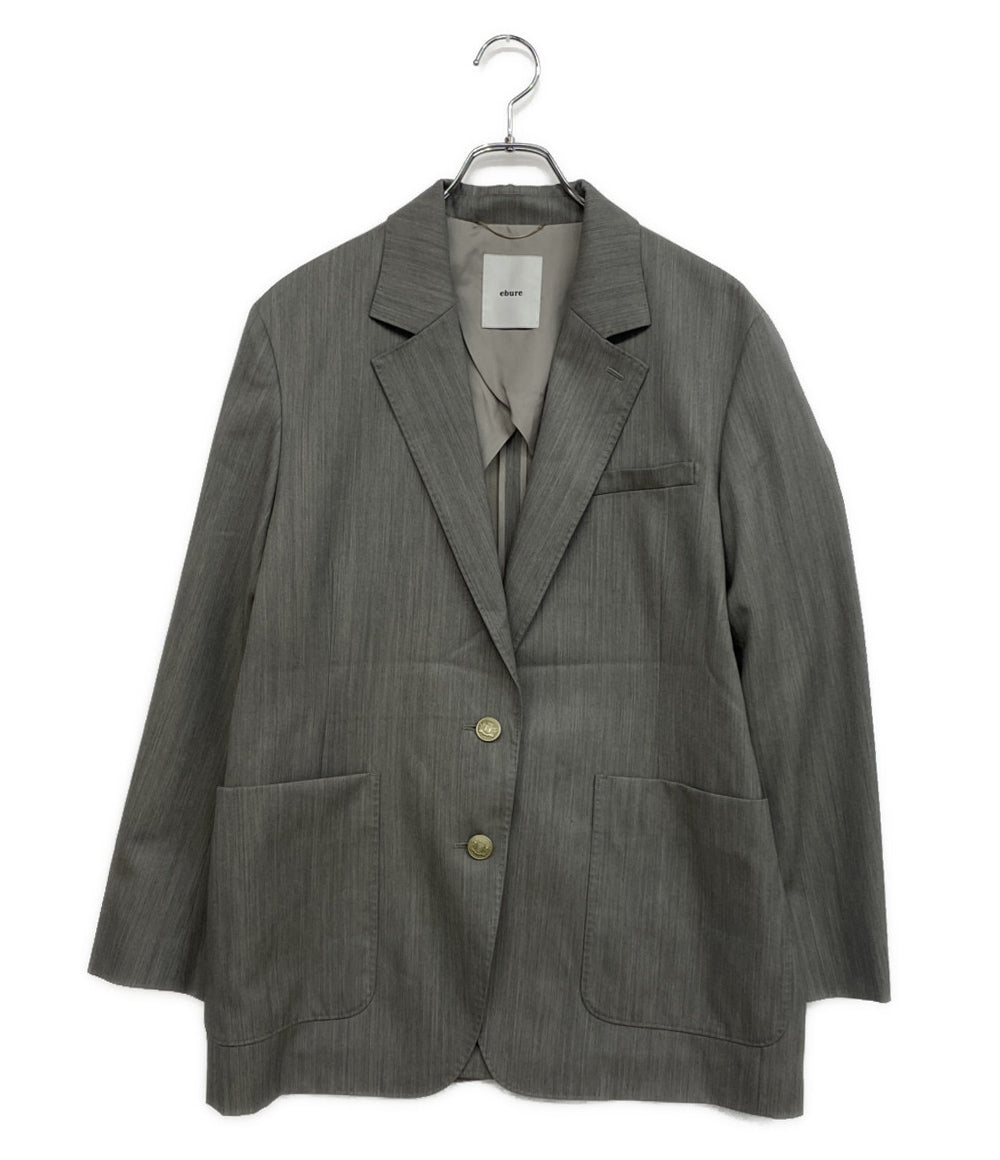 美品 ebure エブール テーラードジャケット ライトウールギャバ 4010400179 3264 レディース SIZE 38