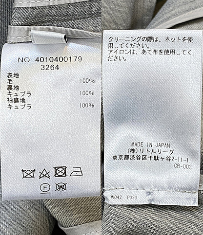 美品 ebure エブール テーラードジャケット ライトウールギャバ 4010400179 3264 レディース SIZE 38