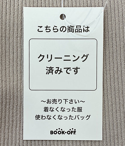 美品 DIESEL Dロゴエンブレムニットリブワンピース 長袖 レディース SIZE S ディーゼル