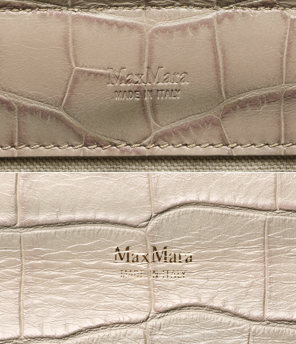 MAXMARA ハンドバッグ クロコ アニータ レディース マックスマーラ