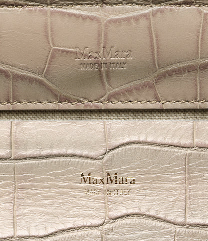 MAXMARA ハンドバッグ クロコ アニータ レディース マックスマーラ