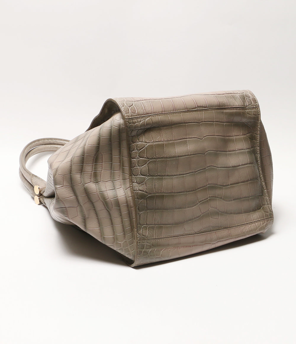 MAXMARA ハンドバッグ クロコ アニータ レディース マックスマーラ