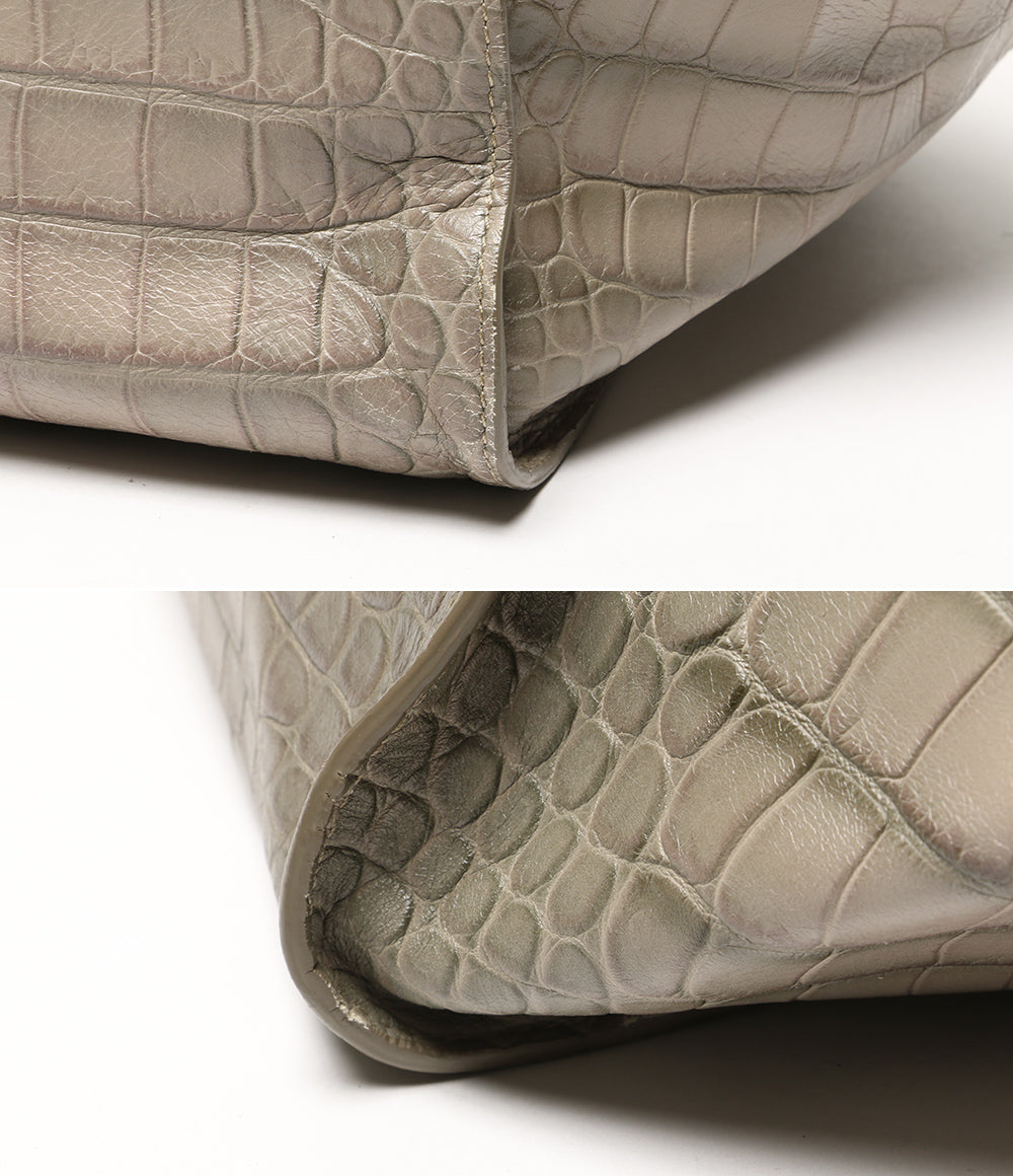 MAXMARA ハンドバッグ クロコ アニータ レディース マックスマーラ