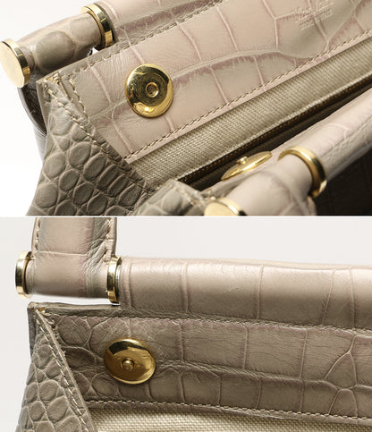 MAXMARA ハンドバッグ クロコ アニータ レディース マックスマーラ