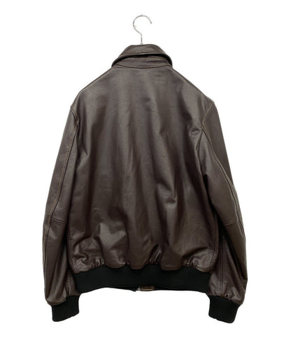 GABRIEL ガブリエル レザージャケット ブラウン メンズ SIZE L