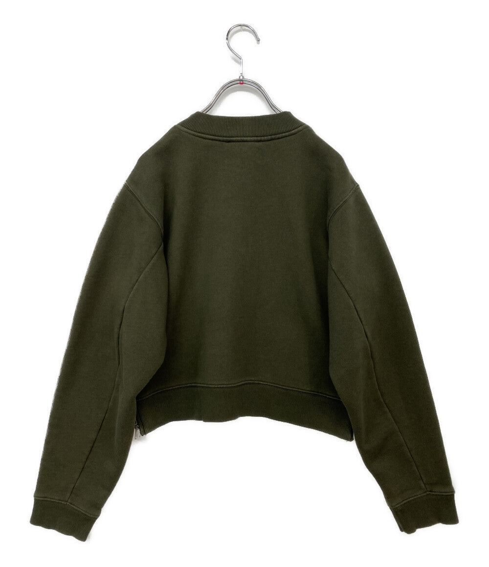 ACNE STUDIOS スウェット サイドジップスウェット カーキ レディース