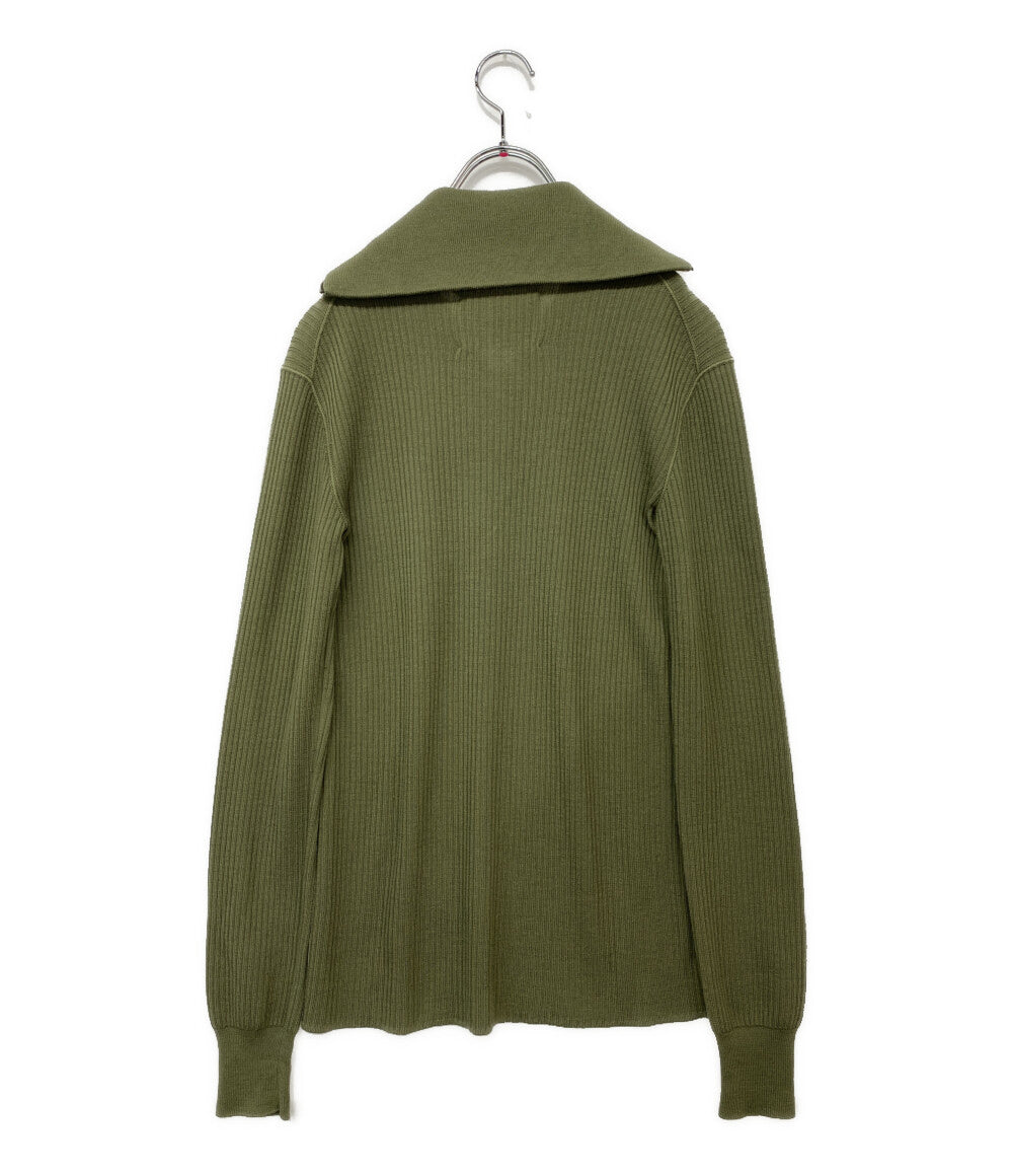 Jil sander ニット ハーフジップ グリーン レディース SIZE 34 ジルサンダー