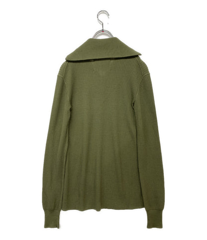 Jil sander ニット ハーフジップ グリーン レディース SIZE 34 ジルサンダー
