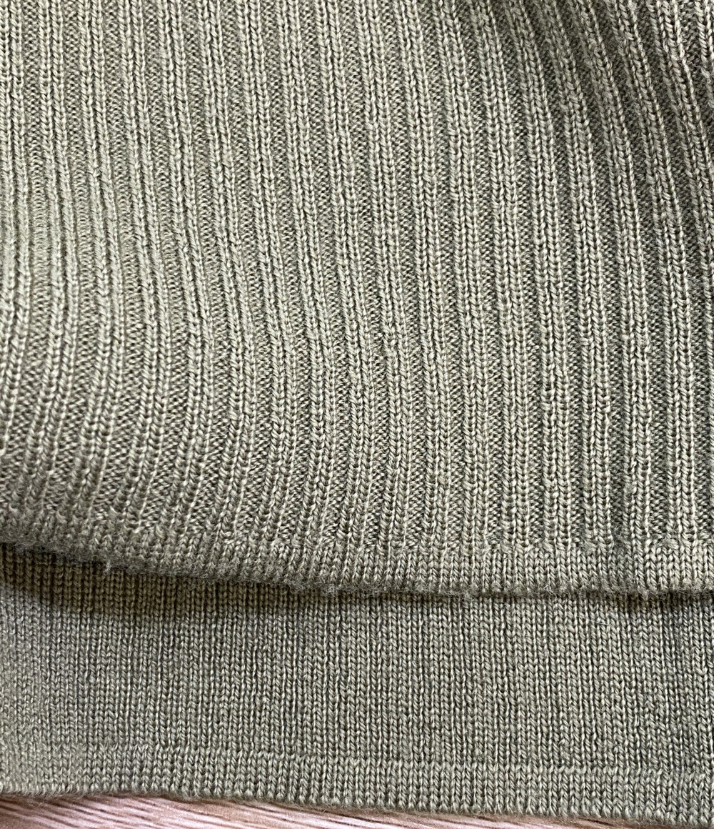 Jil sander ニット ハーフジップ グリーン レディース SIZE 34 ジルサンダー