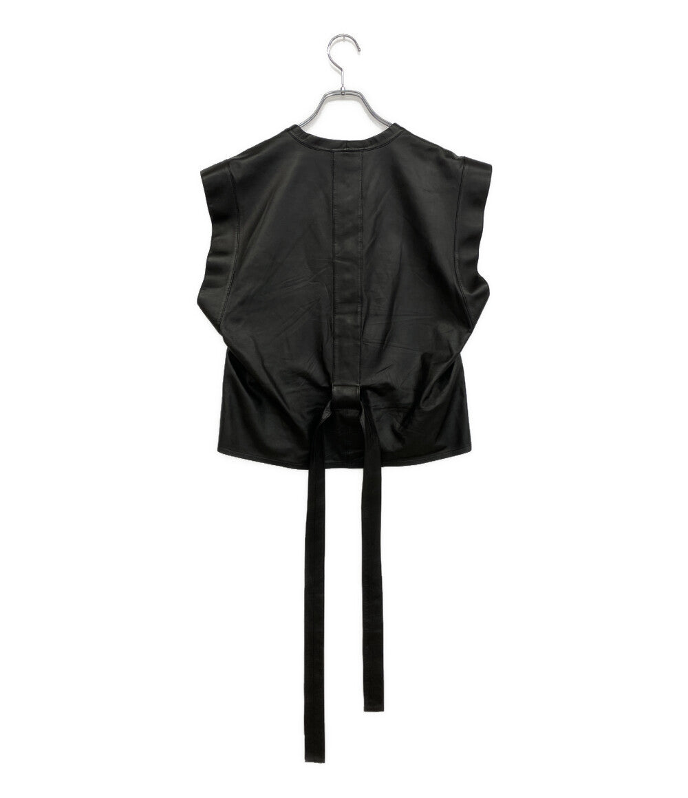 LEMAIRE レザーベスト ラムレザー 51-158-08-011845 レディース SIZE