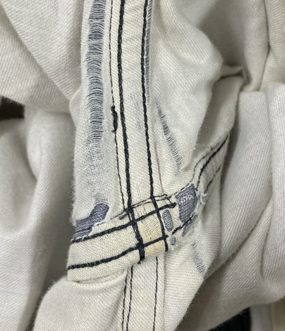 訳あり COMME des GARCONS HOMME PLUS レザーショートパンツ PP-P037 メンズ SIZE XS コムデギャルソンオムプリュス