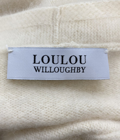 美品 LOULOU WILLOUGHBY ルル ウィルビー ロングカーディガン ホワイト系 レディース SIZE 2