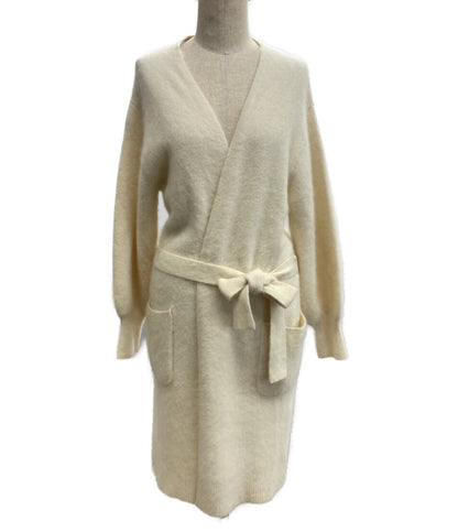 美品 LOULOU WILLOUGHBY ルル ウィルビー ロングカーディガン ホワイト系 レディース SIZE 2