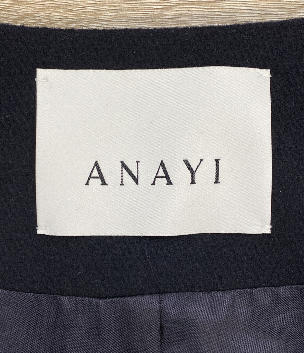 ANAYI ノーカラーコート 101727-17-260-65-380 レディース SIZE 38 アナイ