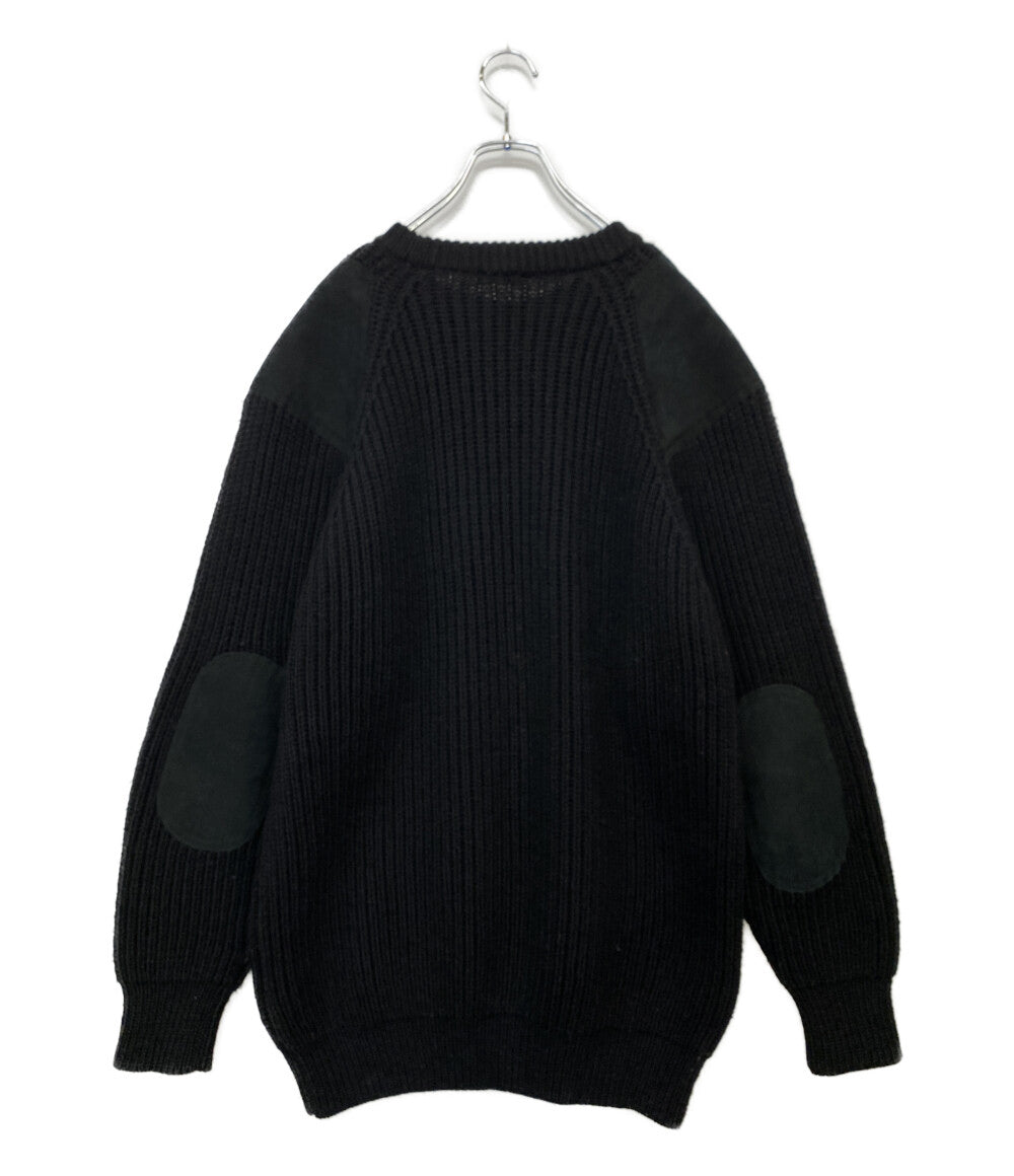 COMOLI×BLACK SHEEP ブラックシープ ガンパッチニット L03-06011 メンズ SIZE 3 コモリ