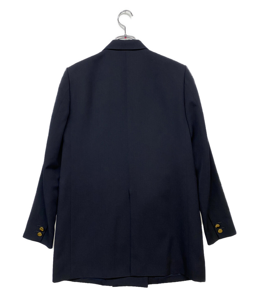 NOBLE ノーブル テーラードジャケット 紺ブレ ダブル 金釦 GY70 レディース SIZE 36