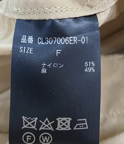 Curensology ナイロンラミーブルゾン ベージュ CL307006ER-01 レディース SIZE F カレンソロジー