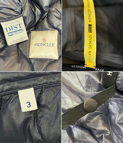 MONCLER×HYKE ハイク ダウンジャケット HYKE LANGUARD SHORT GORE-TEX メンズ SIZE 3 モンクレール