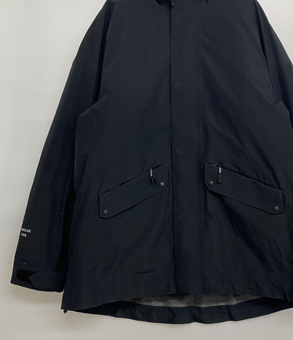 MONCLER×HYKE ハイク ダウンジャケット HYKE LANGUARD SHORT GORE-TEX メンズ SIZE 3 モンクレール