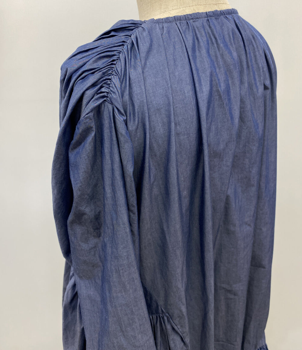 Merlette マーレット 長袖ワンピース デニム 3810300041 155N044CH レディース SIZE XS