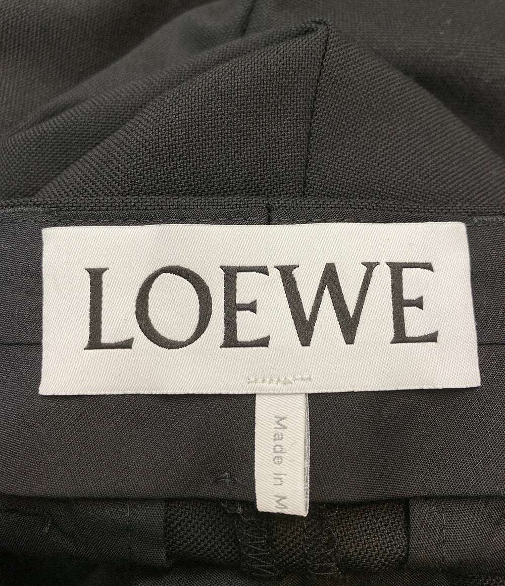美品 LOEWE スラックス 1720645 BLK レディース SIZE 36 ロエベ