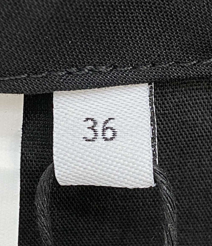 美品 LOEWE スラックス 1720645 BLK レディース SIZE 36 ロエベ