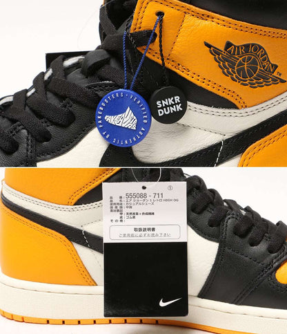美品 NIKE スニーカー AIR JORDAN 1 RETRO HIGH OG TAXI 555088-711 メンズ SIZE 30cm ナイキ