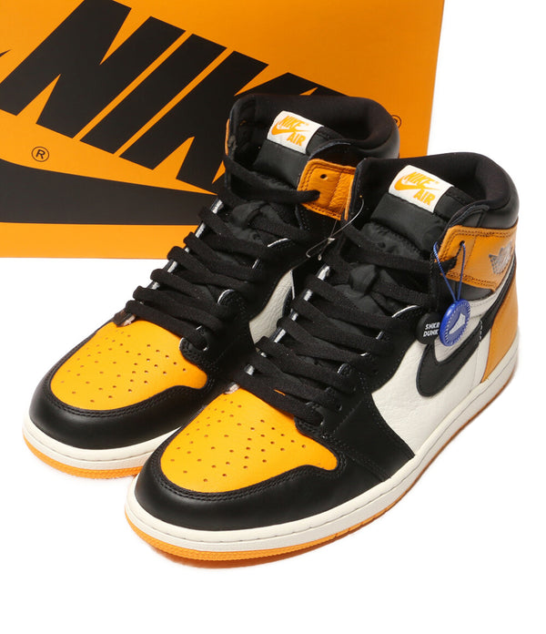 美品 NIKE スニーカー AIR JORDAN 1 RETRO HIGH OG TAXI 555088-711