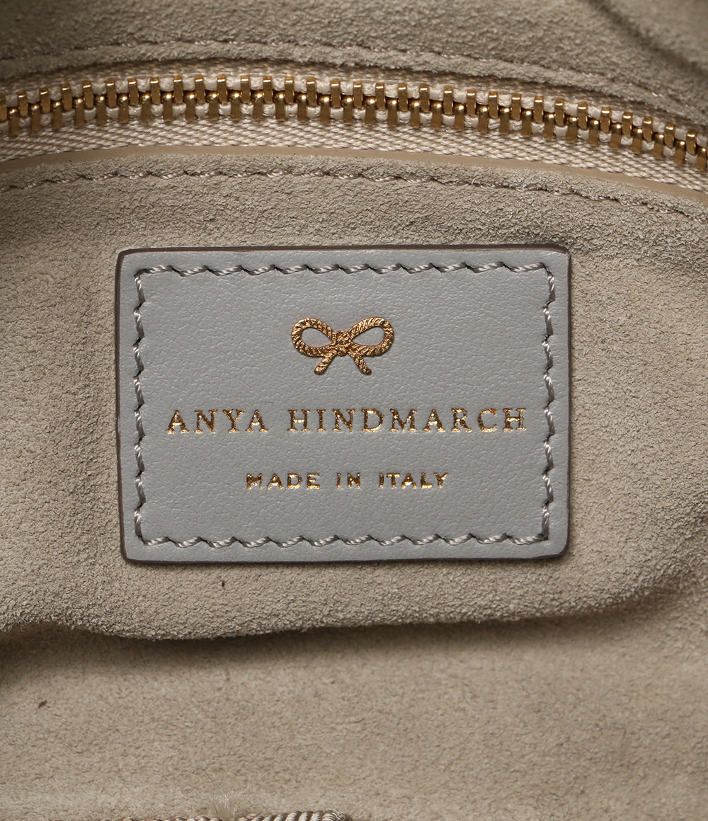 美品 ANYA HINDMARCH ショルダーバッグ グレー レディース アニヤハインドマーチ